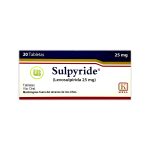 Imagen de SULPYRIDE 25MG X 20 TABLETAS