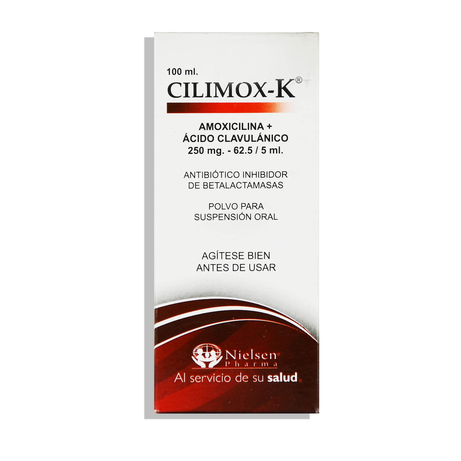 CILIMOX-K 250MG+62.5MG/5ML POLVO PARA SUSPENSION X 100 ML Imagen de CILIMOX-K 250MG+62.5MG/5ML POLVO PARA SUSPENSION X 100 ML
