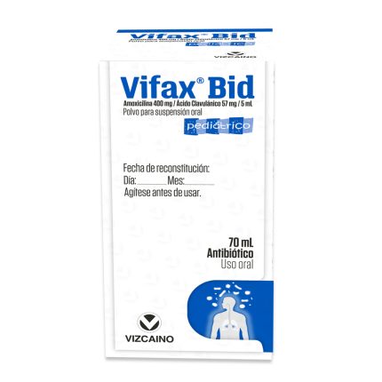 Imagen de VIFAX BID 400MG+57MG/5ML POLVO PARA SUSPENSION X 70 ML