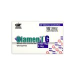 Imagen de DIAMENIL G 1000MG/4MG * BLISTER 5 TAB