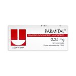 Imagen de PARMITAL 0.25 MG * 30 COMPRIMIDOS