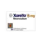 Imagen de XARELTO 15 MG * 28 COMPRIMIDOS RECUBIERTOS