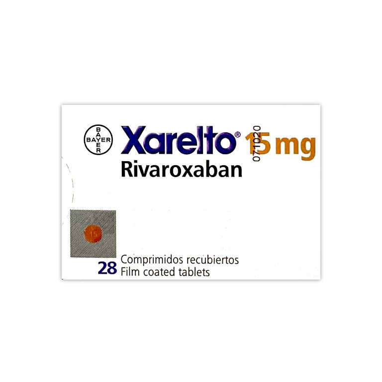 Imagen de XARELTO 15 MG * 28 COMPRIMIDOS RECUBIERTOS