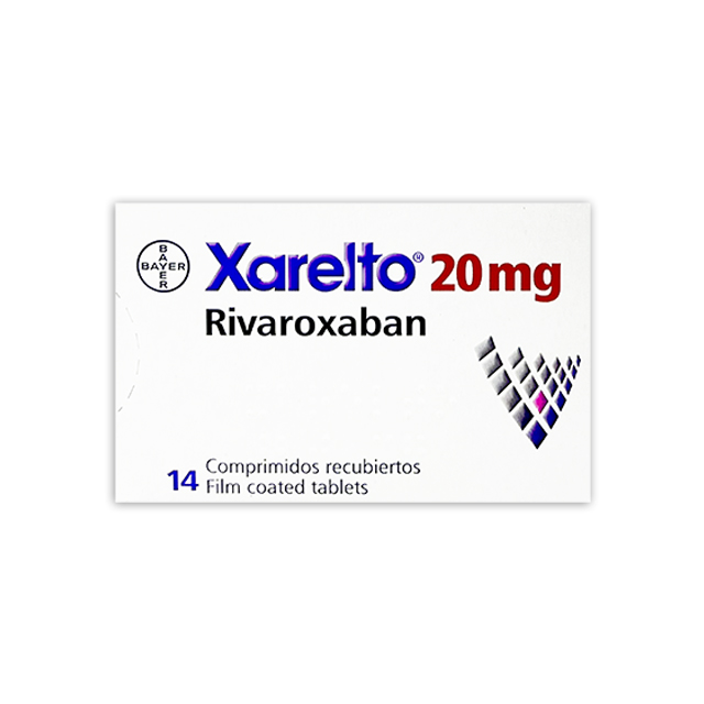 Imagen de XARELTO 20 MG * 14 COMPRIMIDOS RECUBIERTOS