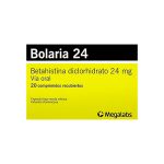 Imagen de BOLARIA 24 MG * 20 COMPRIMIDOS RECUBIERTOS