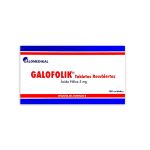 Imagen de GALOFOLIK 5MG * 100 TABLETAS RECUBIERTAS