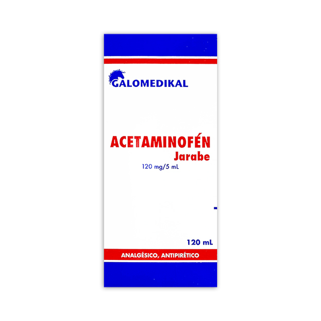 Imagen de ACETAMINOFEN JARABE 120MG/5ML X 120ML GALOMEDIKAL