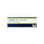 Imagen de NEBILET PLUS 5MG/25MG * 28 COMPRIMIDOS