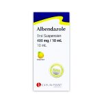 Imagen de ALBENDAZOL 400MG/10ML X 10ML CAPLIN