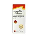 Imagen de AMOXICILINA+AMBROXOL 250+15MG/5ML X 60ML CAPLIN