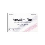 Imagen de AMADIM PLUS 4/1000 MG X 30 TABLETAS