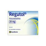 Imagen de REGUTOL 20 MG * 30 COMPRIMIDOS RECUBIERTOS