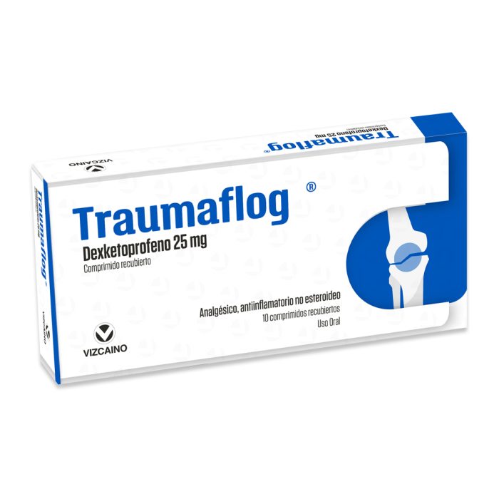 Imagen de TRAUMAFLOG 25 MG * 10 COMPRIMIDOS RECUBIERTOS