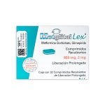 Imagen de METGLITAL LEX 850/2 MG X 32 COMPRIMIDOS DE LIBERACION PROLONGADA