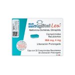 Imagen de METGLITAL LEX 850/4 MG X 32 COMPRIMIDOS DE LIBERACION PROLONGADA
