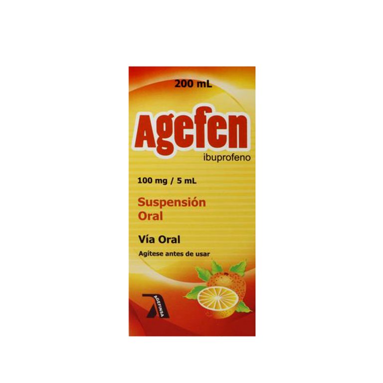 Imagen de AGEFEN 100MG/5ML SUSPENSION ORAL 200 ML