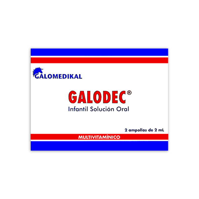 GALODEC INFANTIL * 2 AMPOLLAS ORALES 2ML MULTIVITAMINAS INFANTILES Imagen de GALODEC INFANTIL * 2 AMPOLLAS ORALES 2ML MULTIVITAMINAS INFANTILES