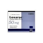 Imagen de LOSARAC 50MG * 15 TABLETAS