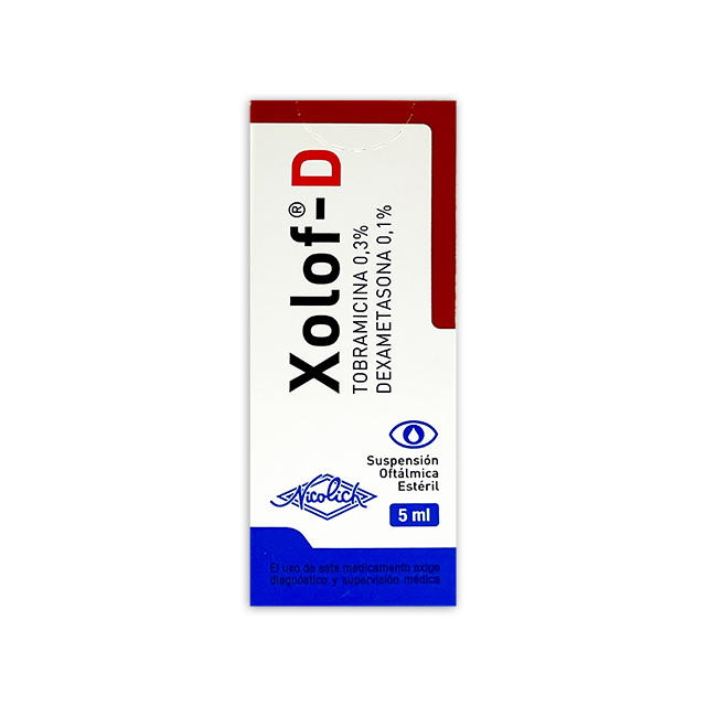 Imagen de XOLOF D SOLUCION OFTALMICA X 5 ML
