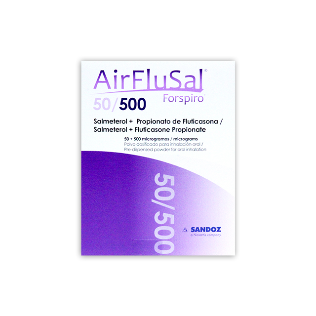 Imagen de AIRFLUSAL FORSPIRO 50/500 * 60 DOSIS