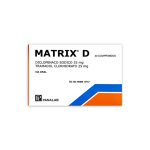 Imagen de MATRIX D 25/25MG BLISTER X 10 COMPRIMIDOS