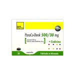 Imagen de PARACO DENK 500 30MG X 20 COMPRIMIDOS