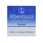 Imagen de ALBENDAZOL 400MG X TABLETA CAPLIN