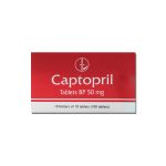 Imagen de CAPTOPRIL 50MG * BLISTER 10 TABLETAS **CAPLIN**