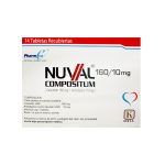 Imagen de NUVAL COMPOSITUM 160/10MG * 14 TABLETAS