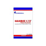 Imagen de GALOMOX C-12 875 MG/125 MG X 14 TABLETAS RECUBIERTAS