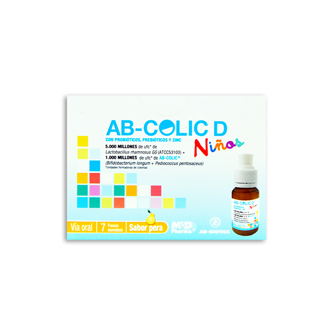 Imagen de AB COLIC D NIÑO * 1 FRASCOS MONODOSIS 10ML SABOR PERA