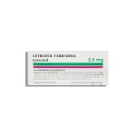 Imagen de LETROZOL VARIFARMA 2.5MG X 30 COMPRIMIDOS RECUBIERTOS KERVISION