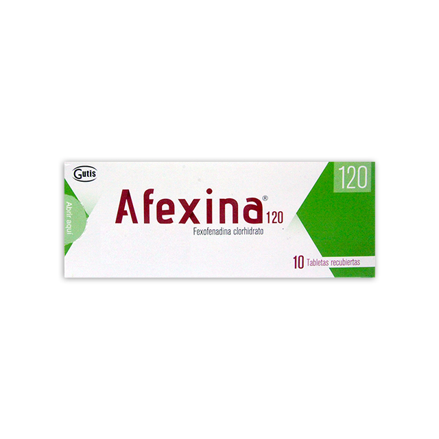 Imagen de AFEXINA 120MG X 10 TABLETAS