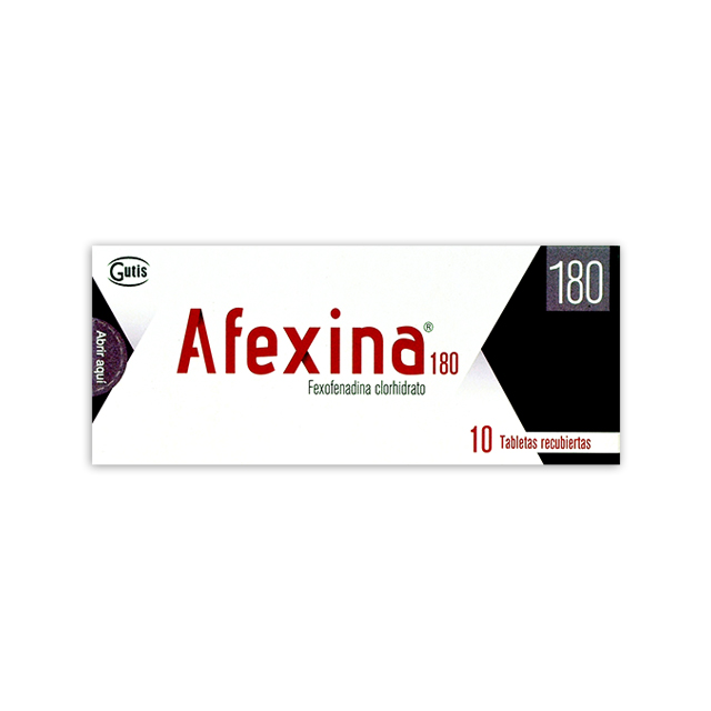 Imagen de AFEXINA 180MG X 10 TABLETAS