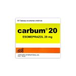 Imagen de CARBUM 20MG X 30 TABLETAS