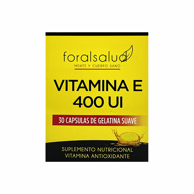 Imagen de VITAMINA E 400 UI X 30 GELCAPS FORAL