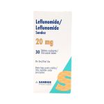 Imagen de LEFLUNOMIDA SANDOZ 20MG X 30 TABLETAS