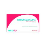 Imagen de CIPROFLOXACINA 500MG X 10 TABLETAS BELSA