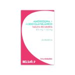 Imagen de AMOXICILINA + ACIDO CLAVULANICO 875MG+125MG X 14 TABLETAS BELSA