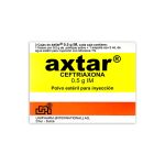 Imagen de AXTAR 0.5 G IM X 1 AMPOLLA TRIPACK