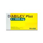 Imagen de DIABILEV PLUS 2/1000 MG X 30 TABLETAS RECUBIERTAS