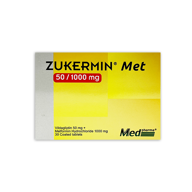Imagen de ZUKERMIN MET 50MG/1000MG X 30 TABLETAS