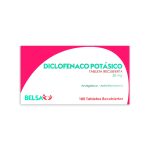 Imagen de DICLOFENACO POTASICO 50MG X TABLETA BELSA