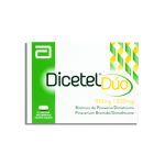 Imagen de DICETEL DUO 100MG/300MG X 24 TABLETAS