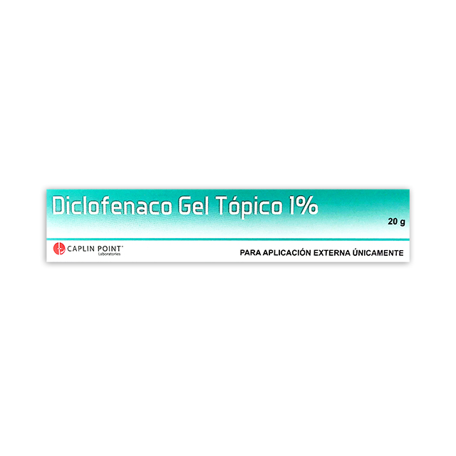 DICLOFENACO GEL TOPICO 1% 20 GRAMOS CAPLIN Imagen de DICLOFENACO GEL TOPICO 1% 20 GRAMOS CAPLIN