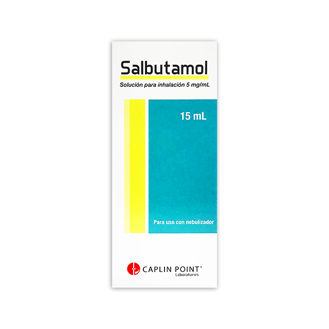 SALBUTAMOL CAPLIN NEBULIZADOR 5MG/15ML Imagen de SALBUTAMOL CAPLIN NEBULIZADOR 5MG/15ML