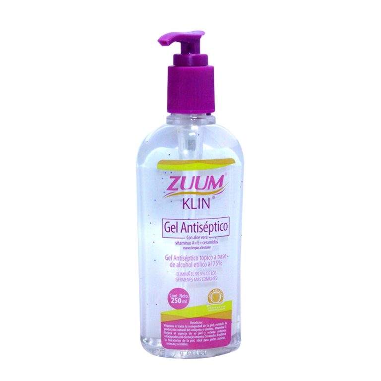 Imagen de ALCOHOL GEL ZUUM KLIN X 250 ML