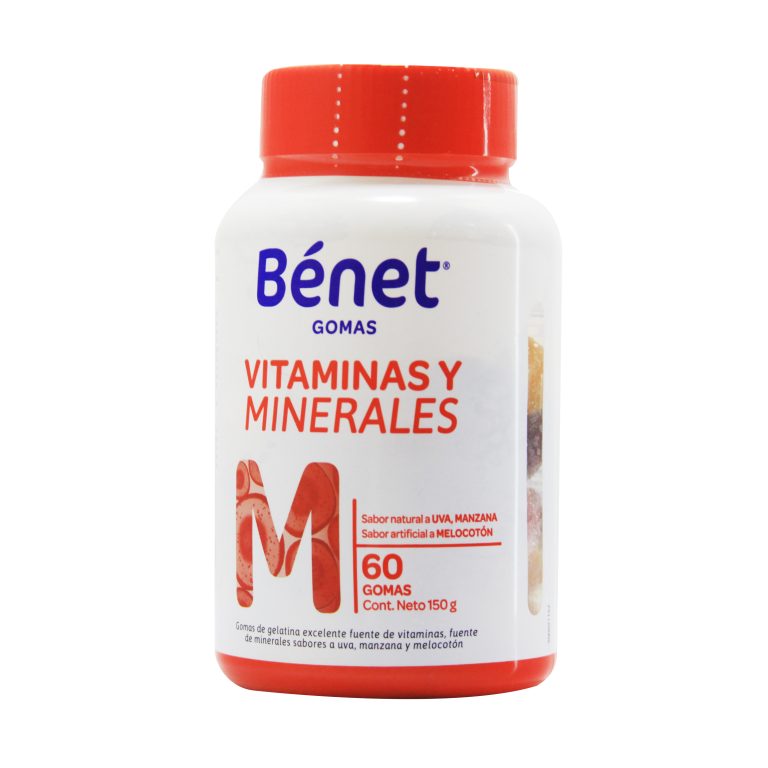 Imagen de VITAMINAS Y MINERAL BENET 150G X60 GOMAS