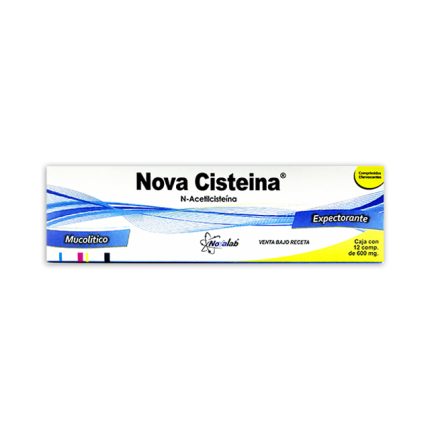 Imagen de NOVA CISTEINA 600MG X 12 COMPRIMIDOS