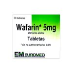Imagen de WAFARIN 5MG X 30 TABLETAS